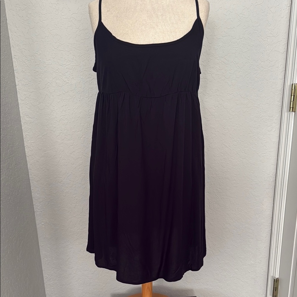 Wild Fable Black Spaghetti Strap Mini Sundress